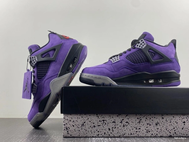 Reps TBkick Scott 4 Suede Purple x Air Jordan Travis 0712